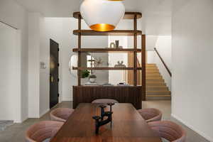 Office space featuring baseboards