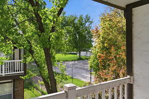 View from balcony
