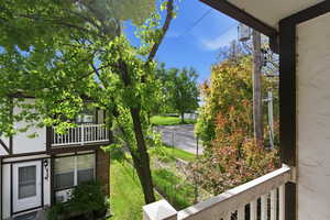 View from balcony