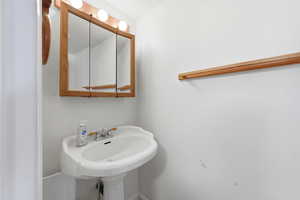 Bathroom with a sink