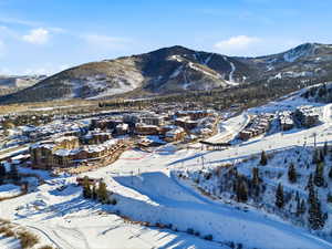 Mountain view featuring nearby suburban area