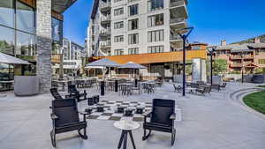 View of community featuring a patio area