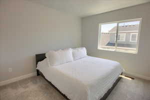 Carpeted bedroom #2