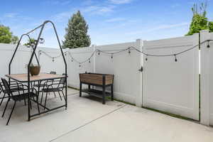 View of patio / terrace featuring outdoor dining space