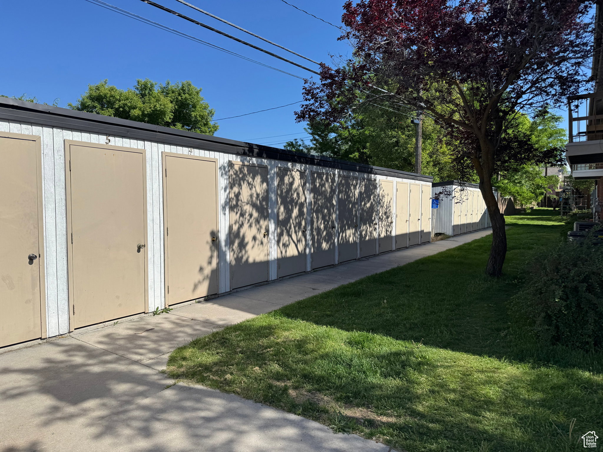 View of outbuilding