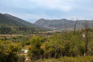 View of mountain background