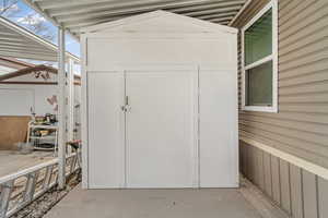 View of shed