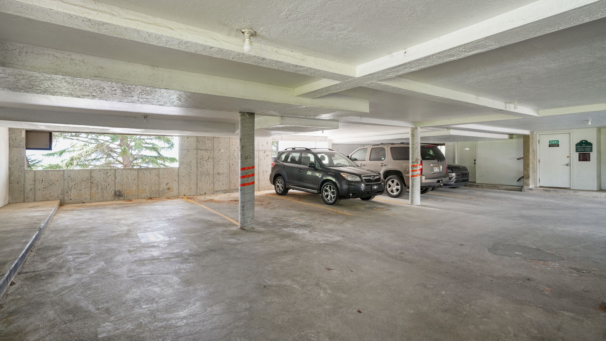 View of parking deck