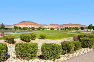 View of mountain background