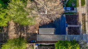 Aerial view of property and surrounding area