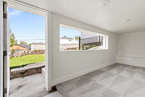 Basement entrance