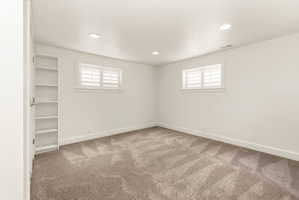 Basement bedroom