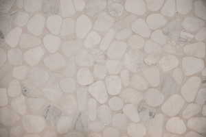 Stone tile flooring