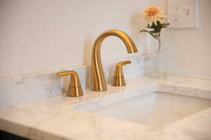 Gold fixtures