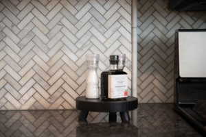 Custom tile back splash