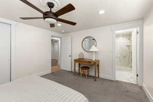 Entry to the executive bathroom