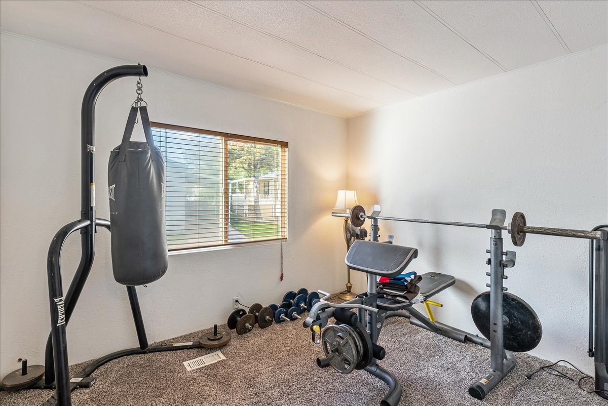 View of workout area
