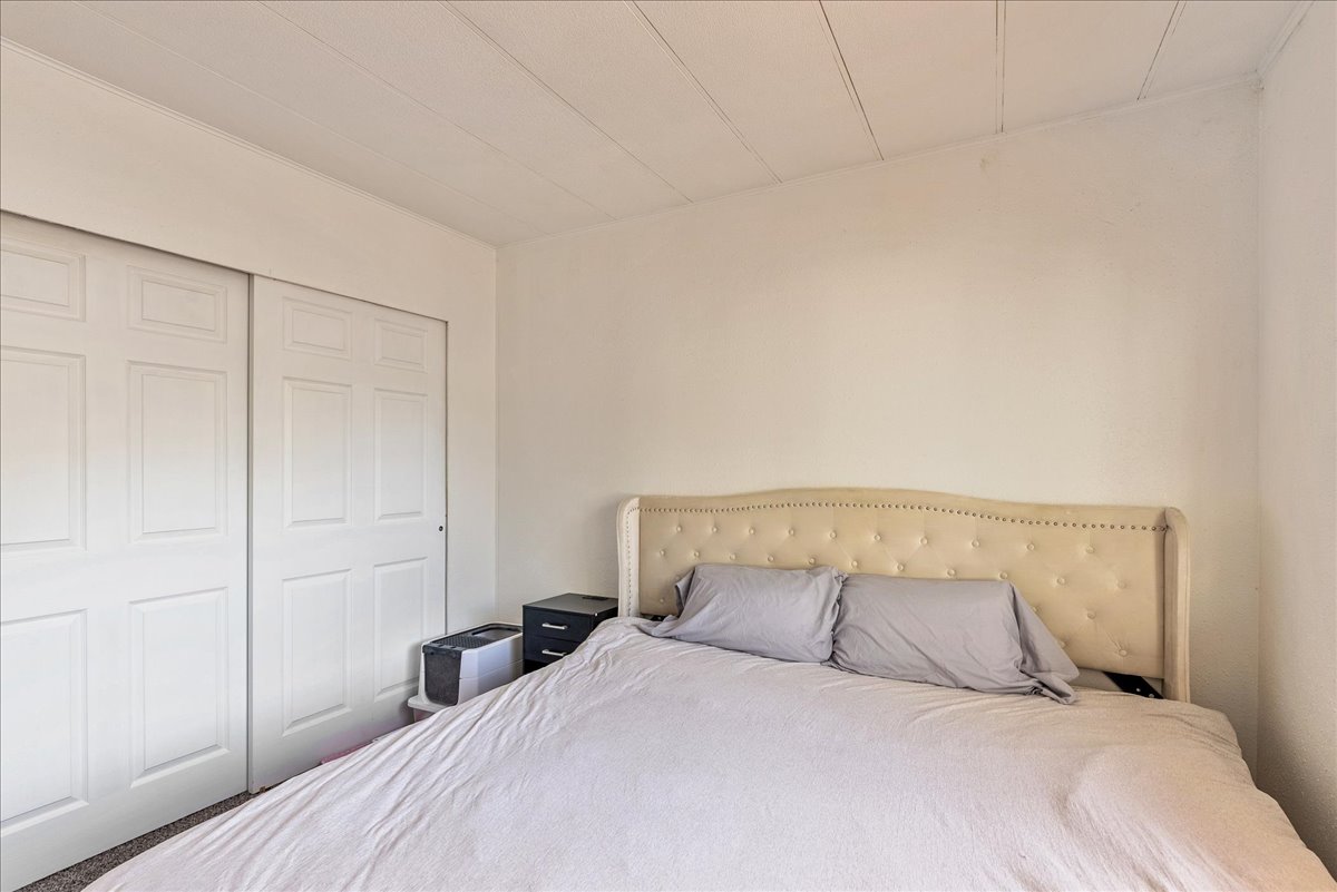 Bedroom with a closet