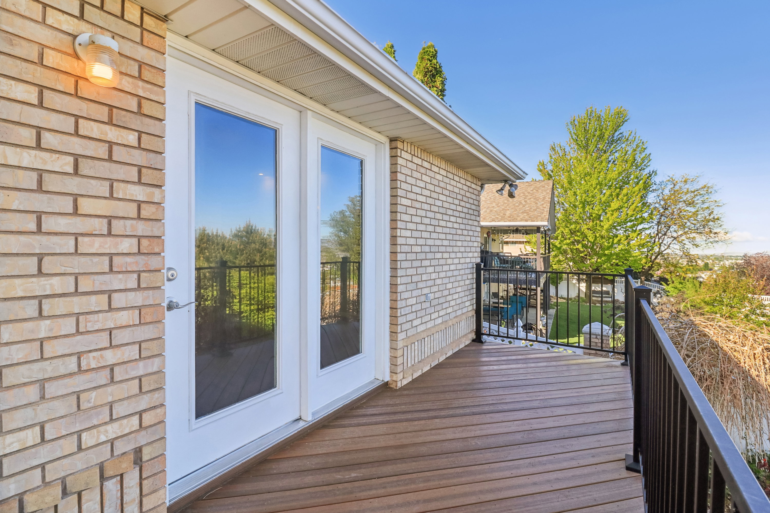 View of deck