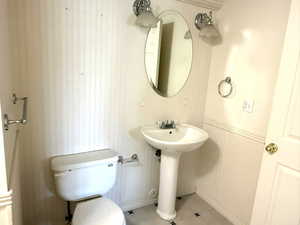 Bathroom with toilet