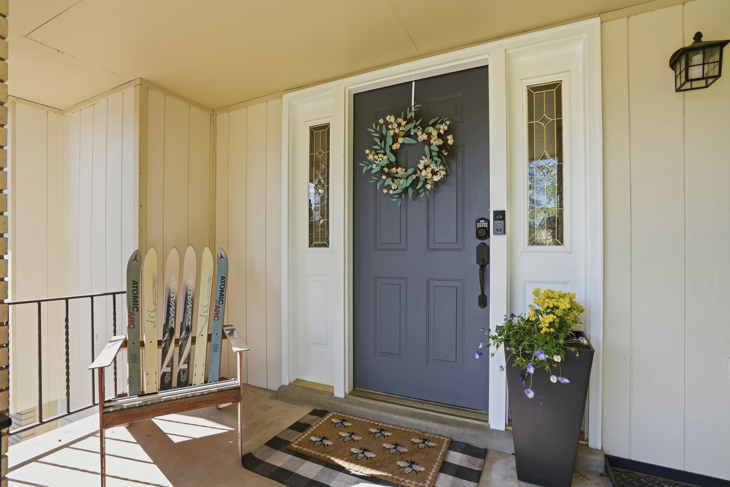 Property entrance featuring a porch