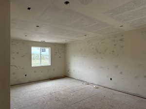 View of spare room