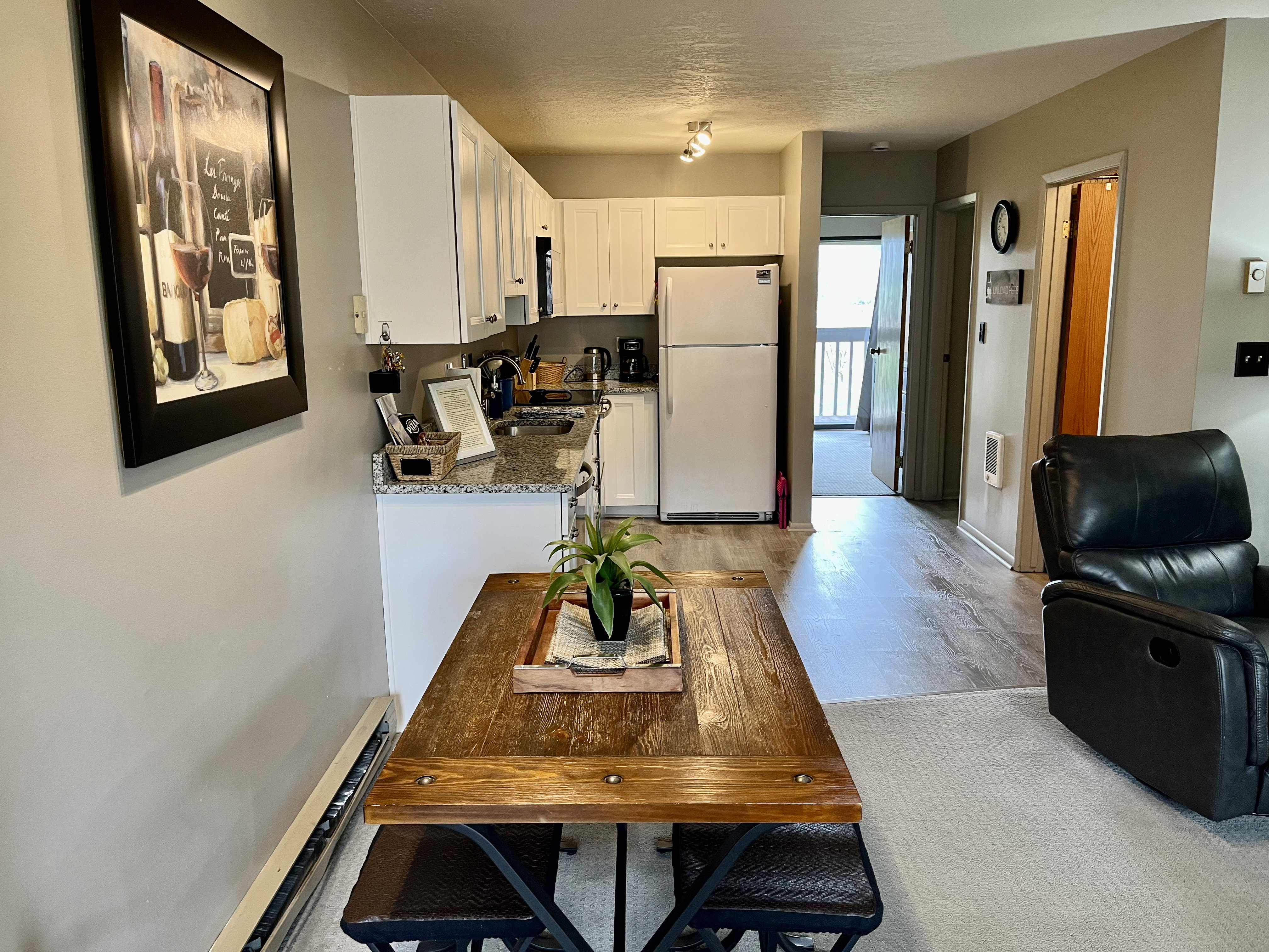 Open concept living/dining areas