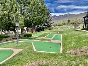 Miniature Golf between Condos