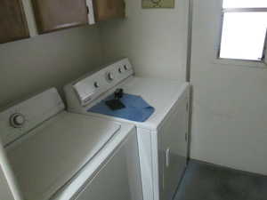 Laundry area with washer and dryer