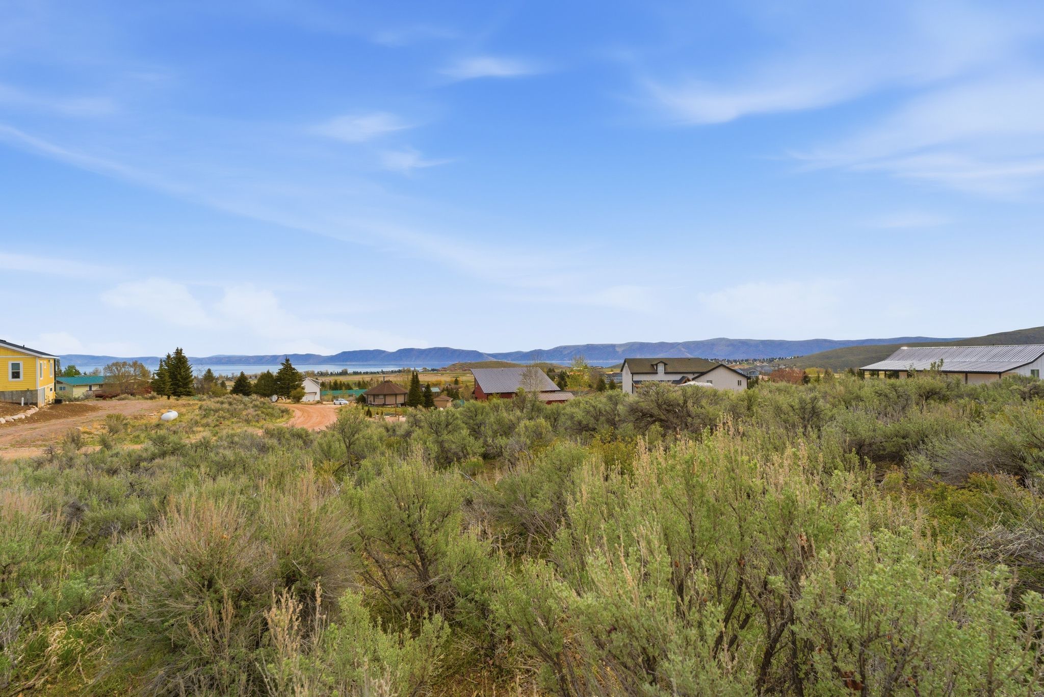 View of mountain background