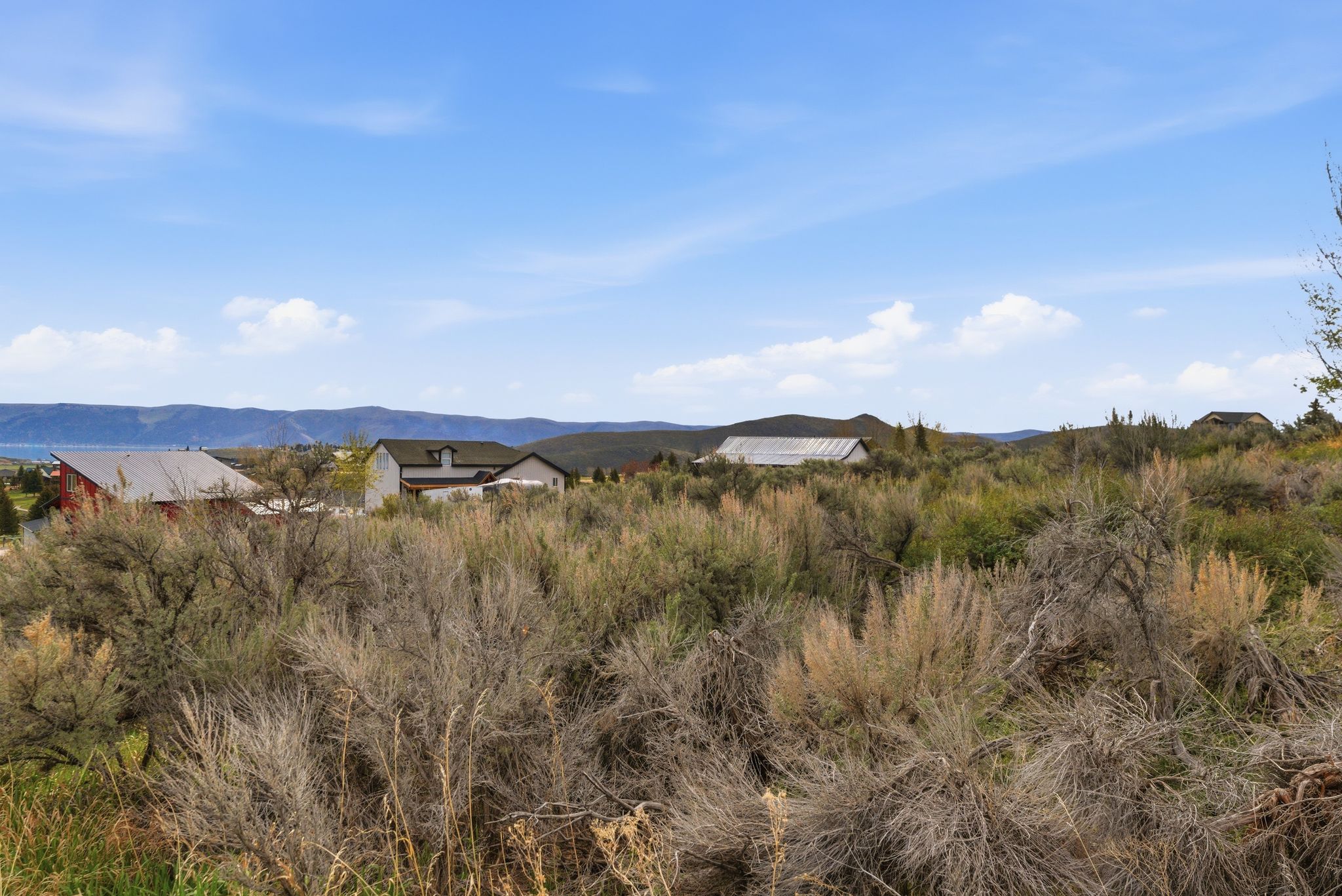 View of mountain background