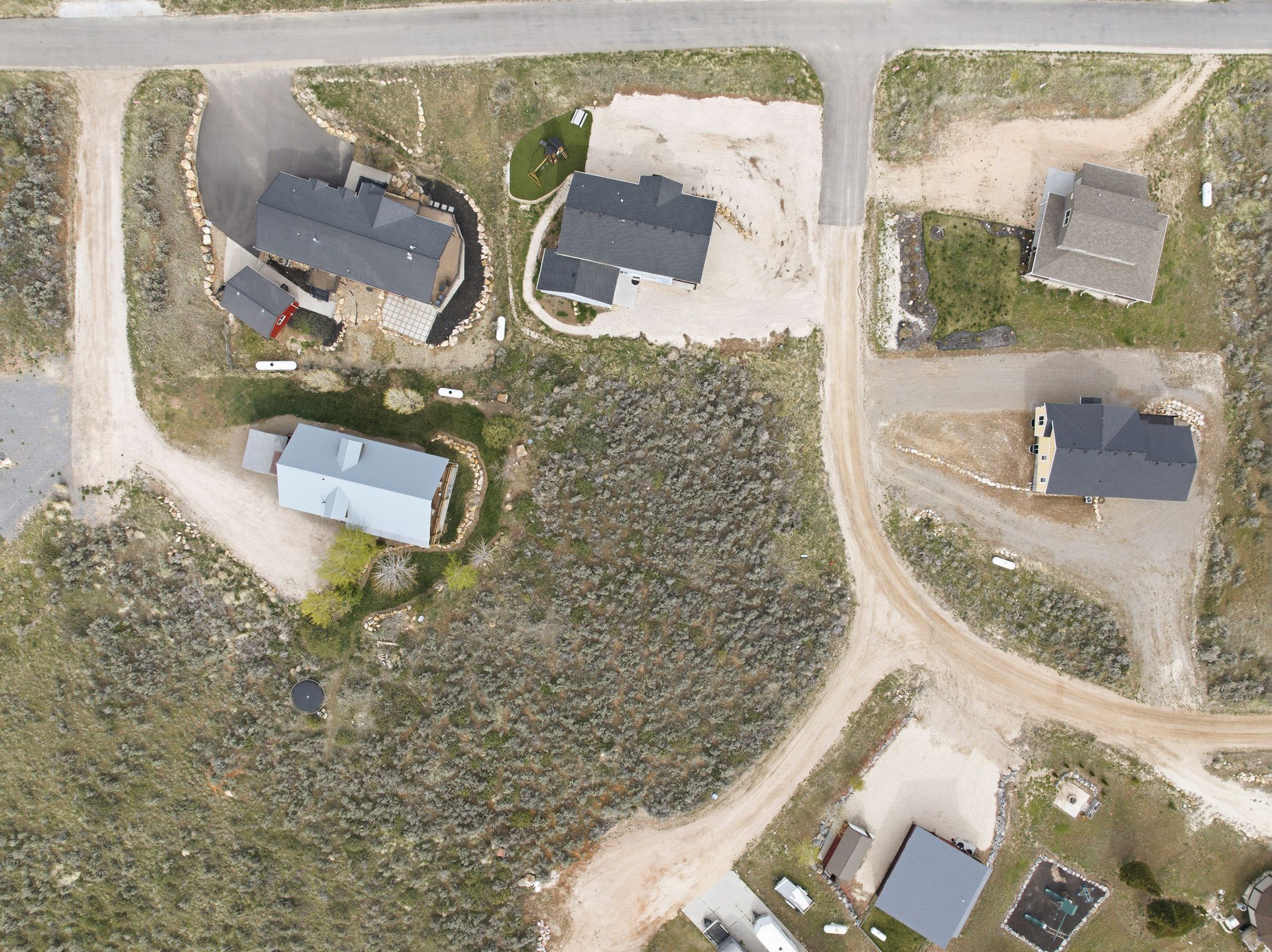 Aerial view of property and surrounding area