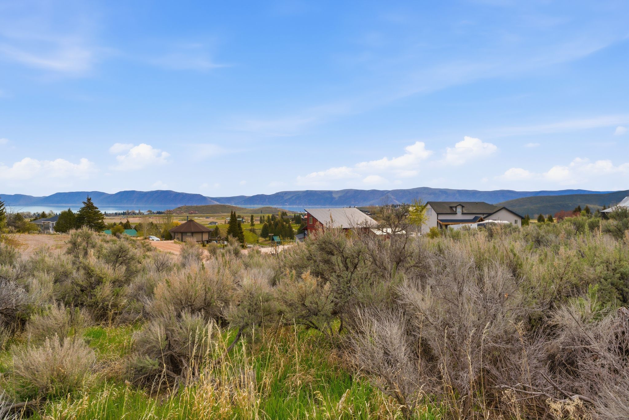 View of mountain background