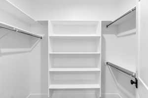 Walk-in Closet - Basement