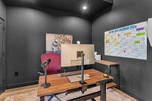 Vaulted Office or Bedroom - Main Level