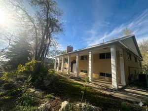 Side view of home