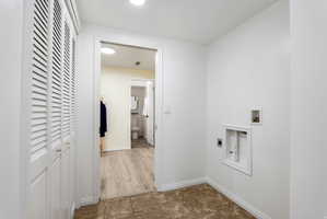 Basement laundry
