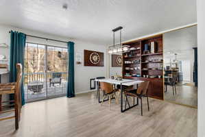 Semi formal dining in kitchen