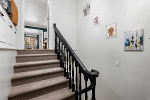 1st stair case at front