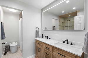 Master Bathroom with double vanity