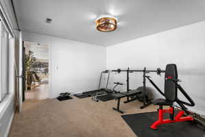 Basement bedroom