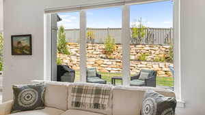 View of doorway to outside