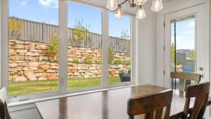 View of doorway to outside