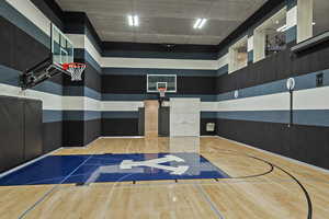 View of sport court featuring community basketball court