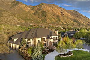 View of mountain background