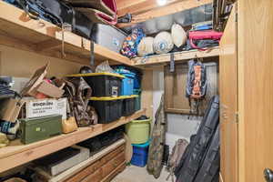 View of storage area