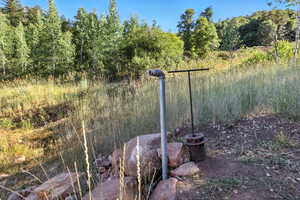 Water storage tank fill station