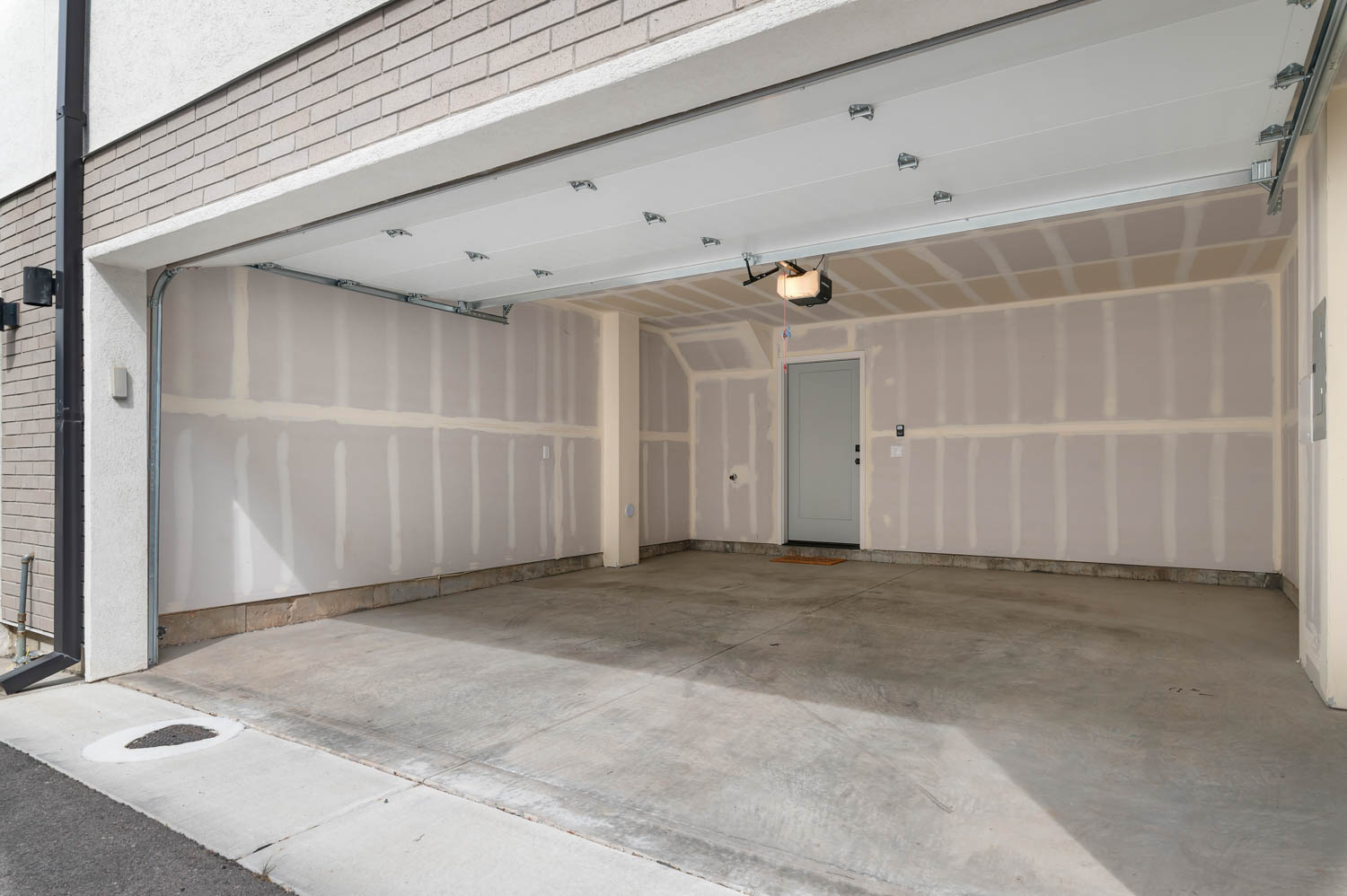 Garage with electric panel