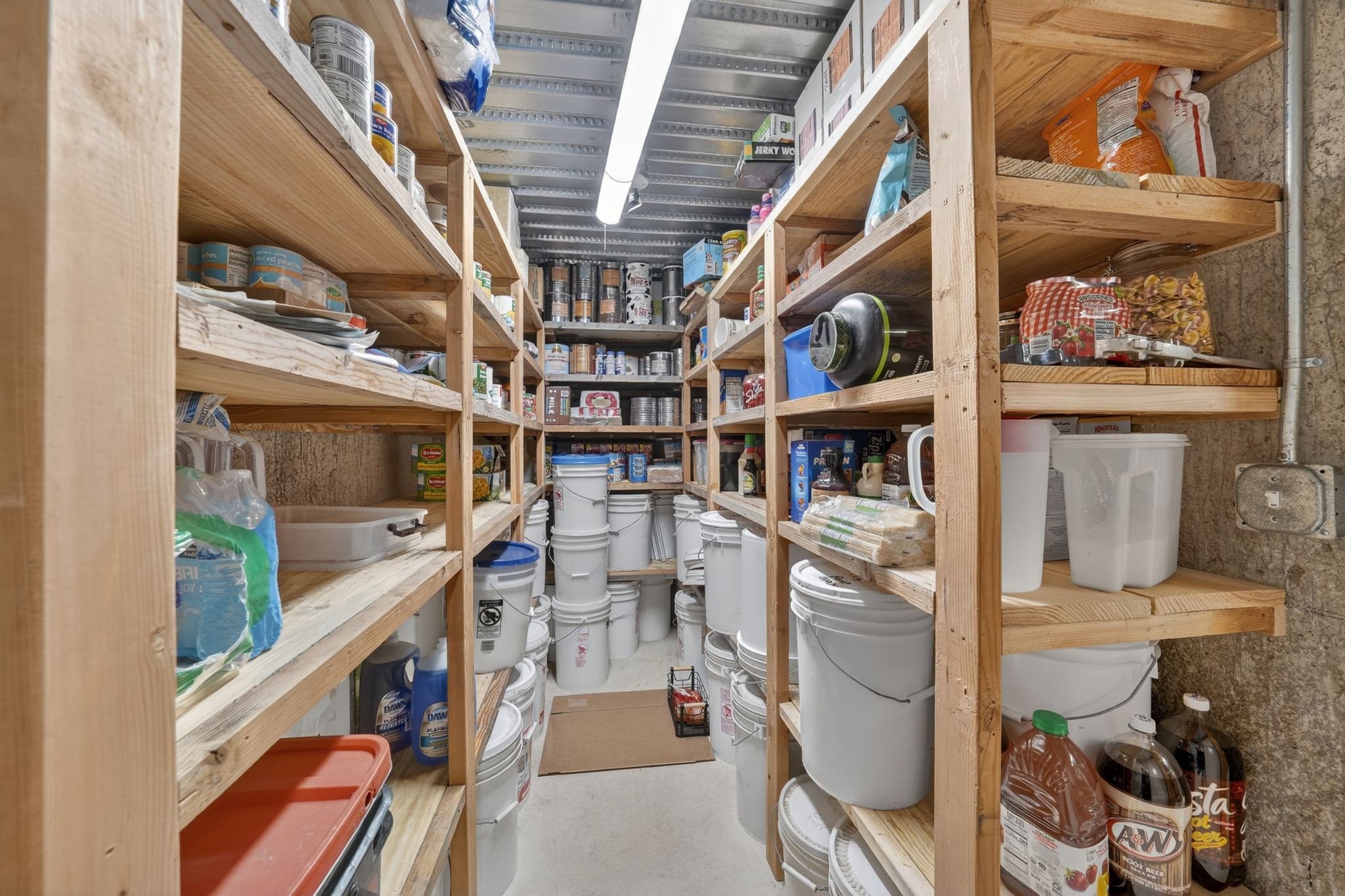 View of storage room