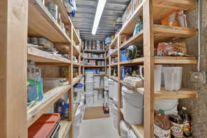 View of storage room